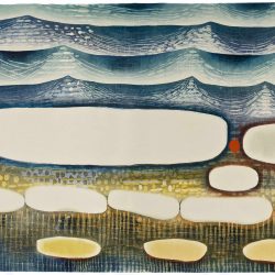 Artwork by Karen Kunc: “The Immeasurable,” 2011, woodcut, 39” x 72”